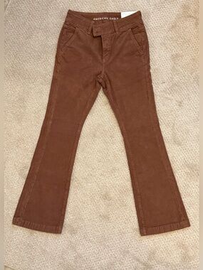 American Eagle Outfitters Brown Corduroy Flare Pants